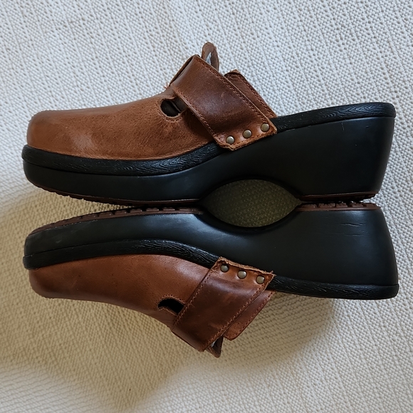 Crocs Mules platform leather Size 9 - Picture 7 of 12